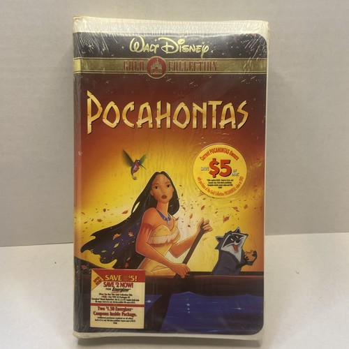 Pocahontas vhs 2000 gold - pocahontas, 2000,