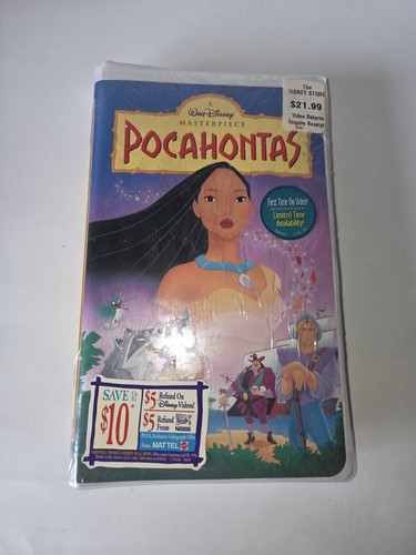 Pocahontas 1996 vhs walt - 1996,