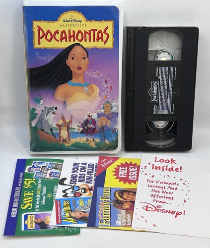 Pocahontas vhs disney - disney, video