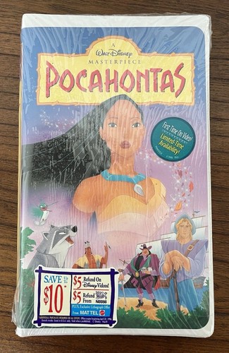 Pocahontas vhs 1996 disney - vhs,