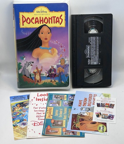 Pocahontas vhs disney video - pocahontas,