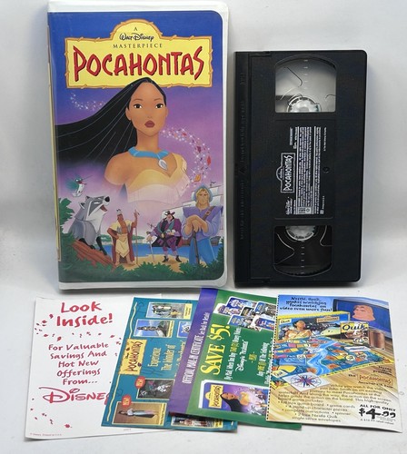 Pocahontas vhs disney - vhs, video