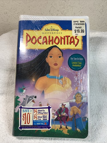Vtg vhs pocahontas walt - vhs,